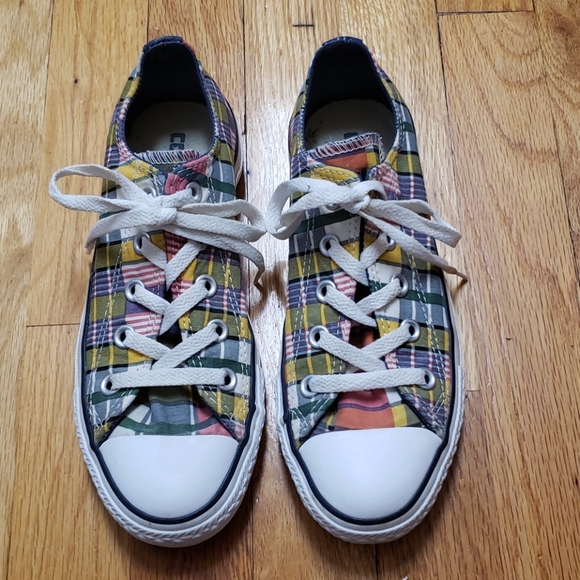 Converse Other - Converse All Star Plaid Shoes Men's 4 Women's 6